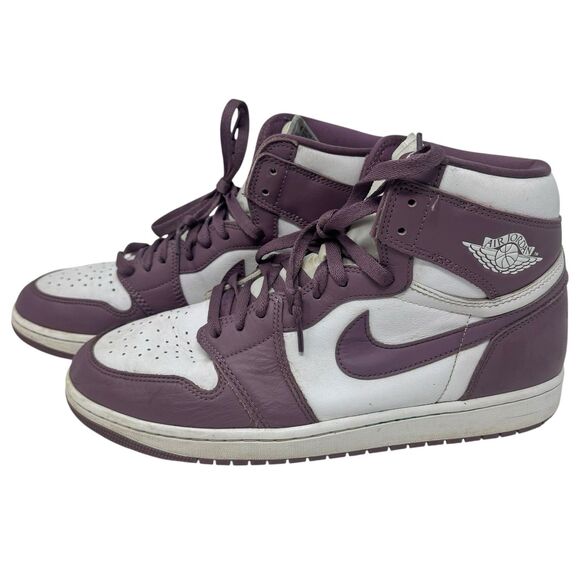 Nike Air Jordan 1 Retro High OG Mauve/White Shoes Men\'s Size 12